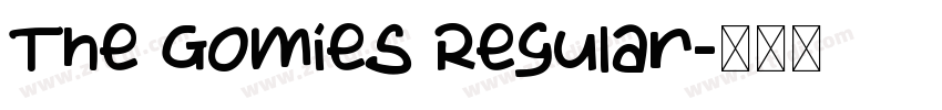 The Gomies Regular字体转换